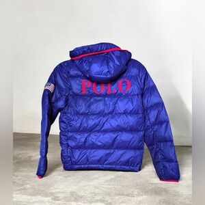 Polo by Ralph Lauren boys  Blue Puffer Jacket L 14/16